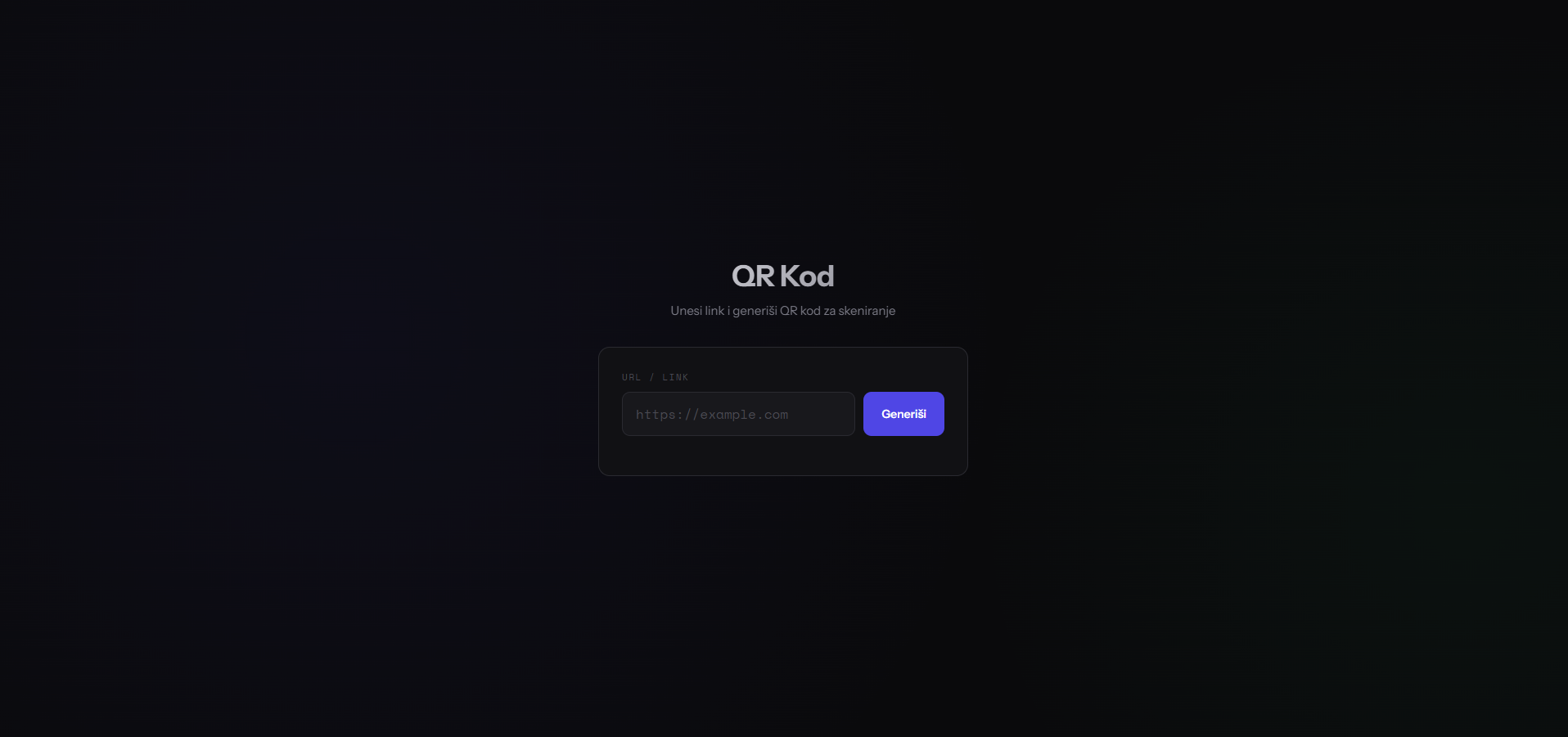 QR GENERATOR